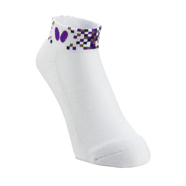 Butterfly Maltil Socks - Purple - Right Side